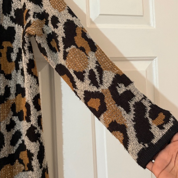 Apt. 9 Textured Knit Animal Print Cardigan - Picture 12 of 17